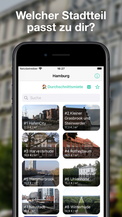 Screenshot #1 pour Where2Live in Hamburg