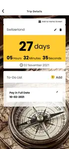 Vacation Planner Countdown screenshot #3 for iPhone