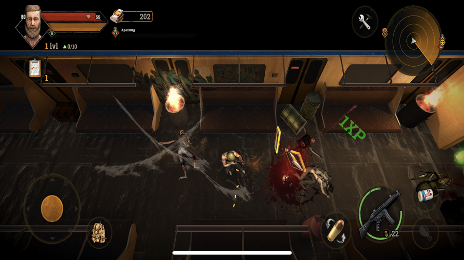 #1. Metro Survival Zombie Game (iOS) By: Appscraft