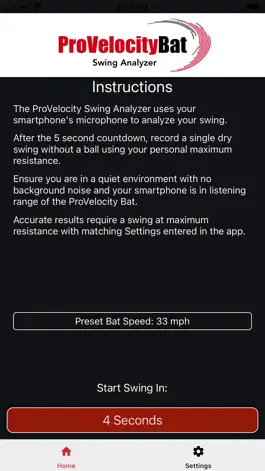 Game screenshot ProVelocity Bat Swing Analyzer hack