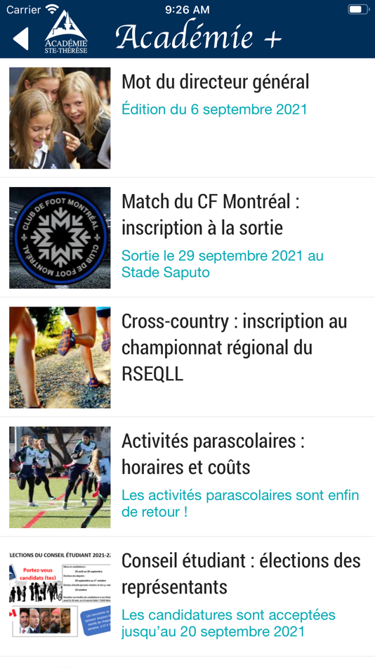 #3. Académie + (iOS) 由: Academie Ste-Therese Inc, L'