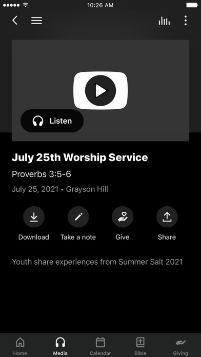 Coronaca Baptist Church Screenshot