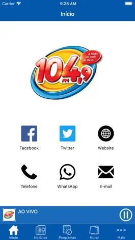 Game screenshot Rádio 104 FM Gospel mod apk