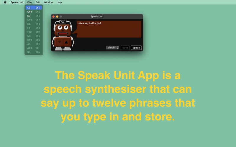 Screenshot #1 pour Speak Unit