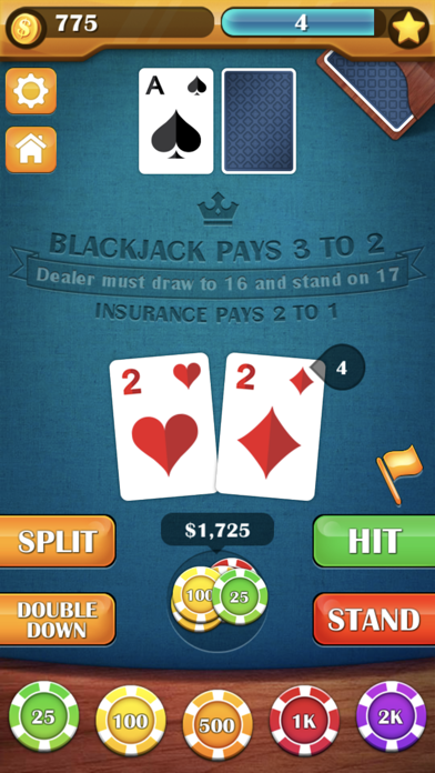 Blackjack 21! Casino Card Game Screenshot