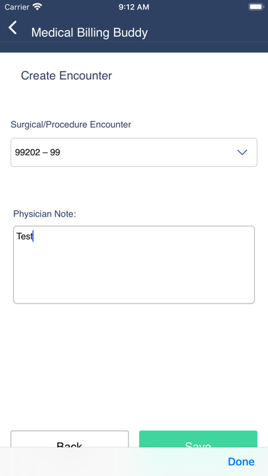 Medical Billing Buddy Screenshot