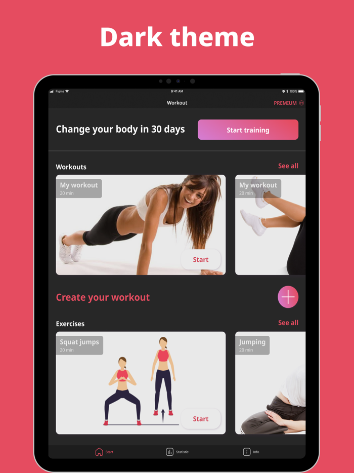 Workout for women at home