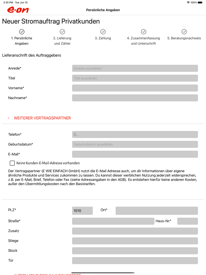 E.ON Energie Direktvertrieb
