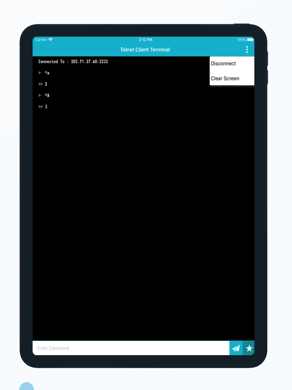 Screenshot #6 pour Telnet Client Terminal
