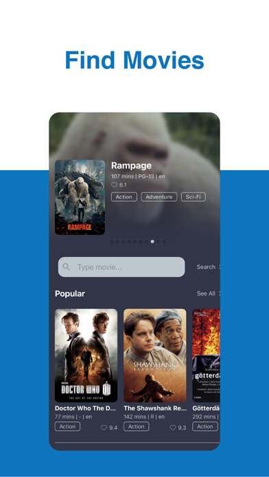 Movie Streamer Screenshot