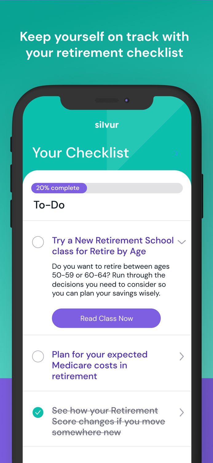 Silvur Retirement Planner