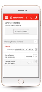 Telebanking móvil - Scotiabank screenshot #2 for iPhone