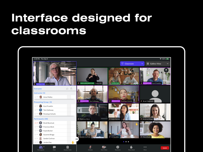 Class - Built on Zoom