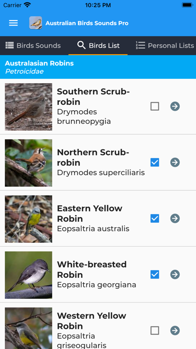 Australian Birds Sounds Pro Screenshot