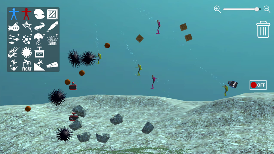 #5. Underwater Ragdoll Playground (iOS) 由: DELUXE ENTERTAINMENT STUDIOS LTD