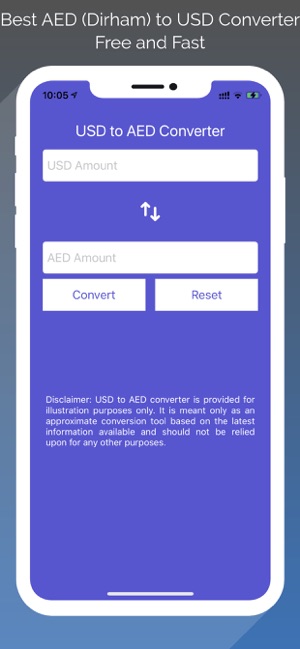 USD to AED Converter on the App Store