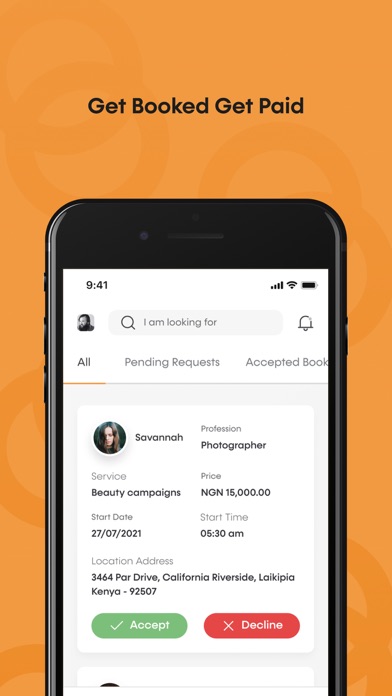 Bookings Africa Screenshot
