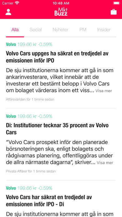 MktBuzz Screenshot