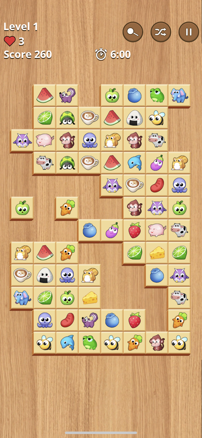 Woody Link Puzzle - Onet 3D