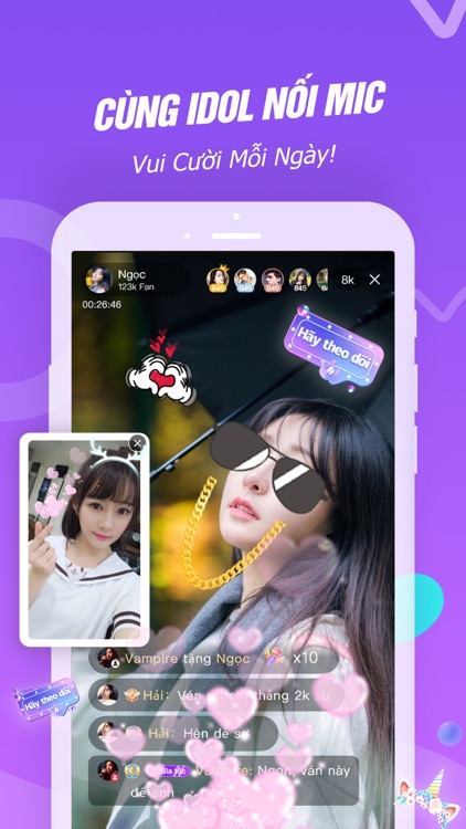 Hát Kara -Live, kết bạn online