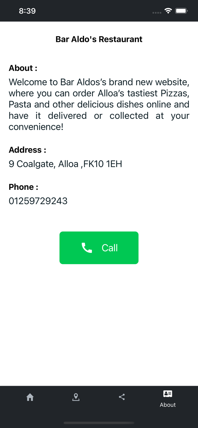 Bar Aldos Restaurant