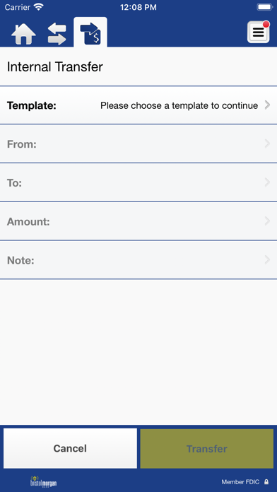 Bristol Morgan Bank Business Screenshot