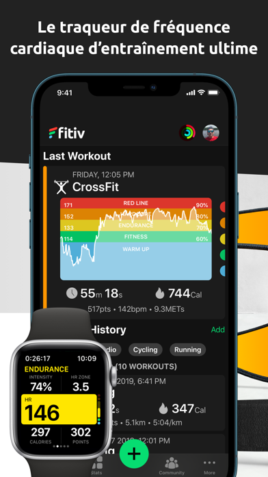 Screenshot #1 pour FITIV Pulse Moniteur de Sport