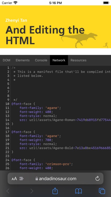 Web Inspector screenshot-7