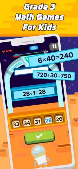 Game screenshot 3rd Grade Math: Fun Kids Games apk