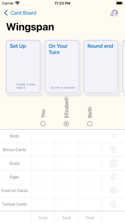 CardBoard: Board Game Scoring