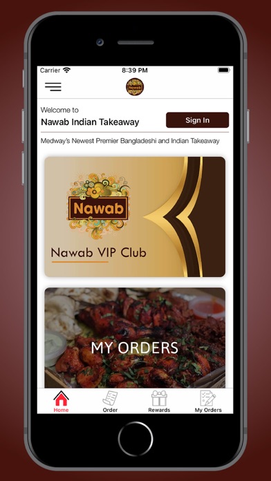 Nawab Indian Takeaway Screenshot