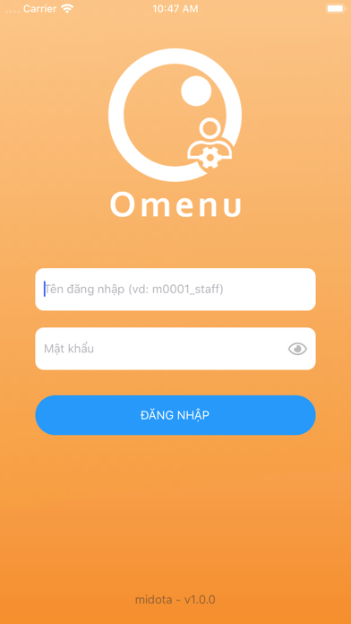 Omenu Staff Screenshot