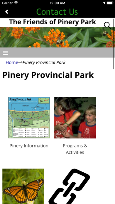 Explore Pinery Screenshot
