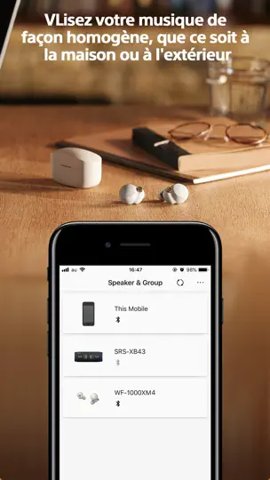 Capture d'écran de Sony | Music Center sur iPhone 2