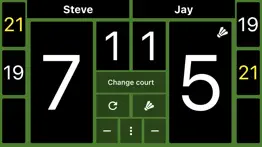simple badminton scoreboard iphone screenshot 2