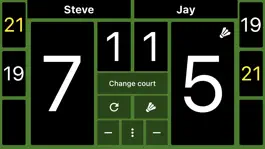 Game screenshot Simple Badminton Scoreboard apk