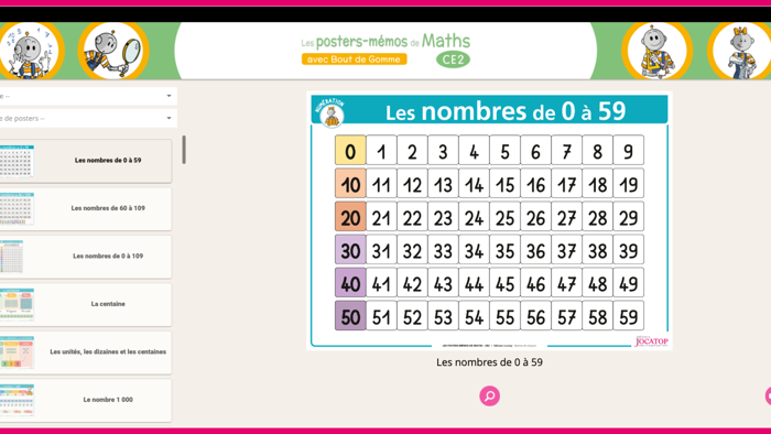 Les posters-mémos de Maths CE2