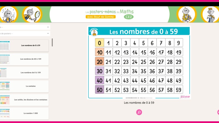 Les posters-mémos de Maths CE2