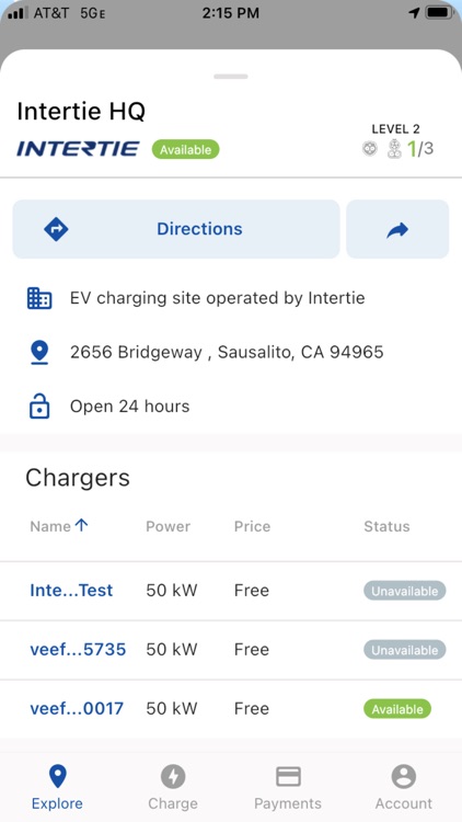 Intertie EV Charging