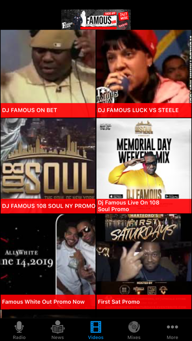 FAMOUS RADIO Screenshot