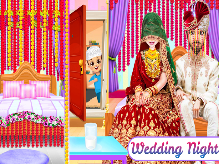 Arabic Muslim Girl Wedding