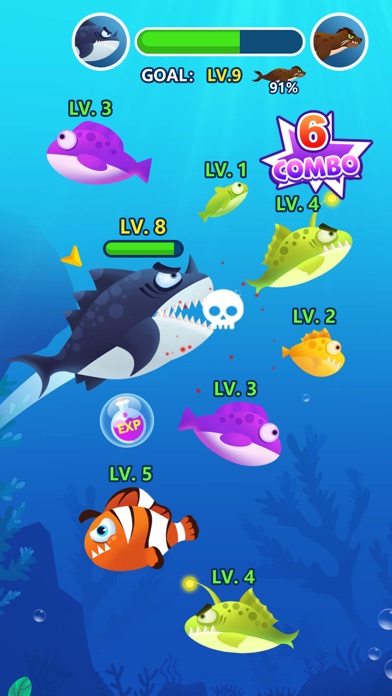 Ocean Fish Evolution Screenshot