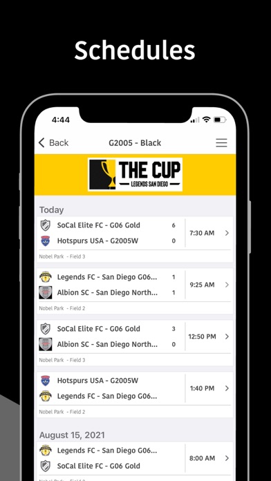 The Cup By Legends San Diego Screenshot