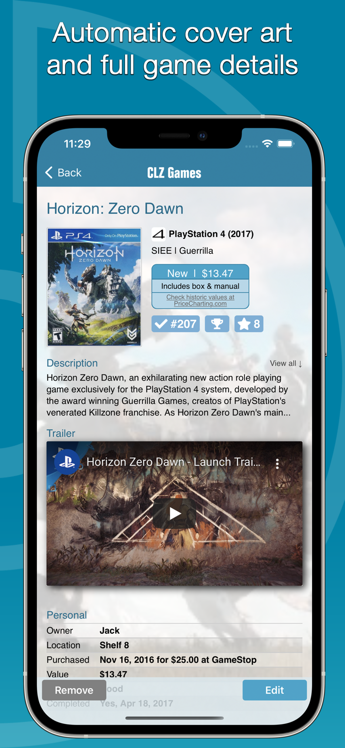 CLZ Games Video Game Database