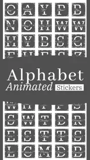 alphabet animated sticker iphone screenshot 1