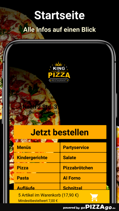 King of Pizza Herne Screenshot