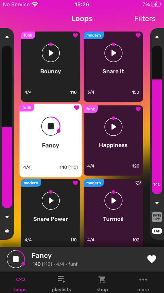Drum Loops - Funk & Jazz Beats - 1.0.2 - (iOS)
