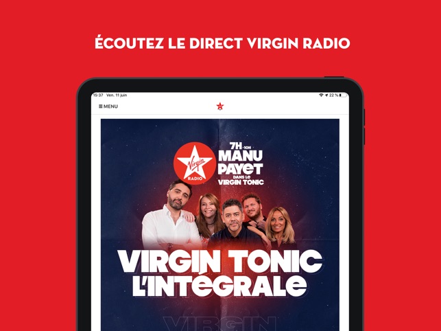 Virgin Radio FR on the App Store