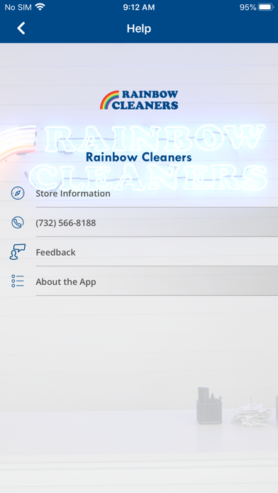 Rainbow Cleaners NJ Screenshot