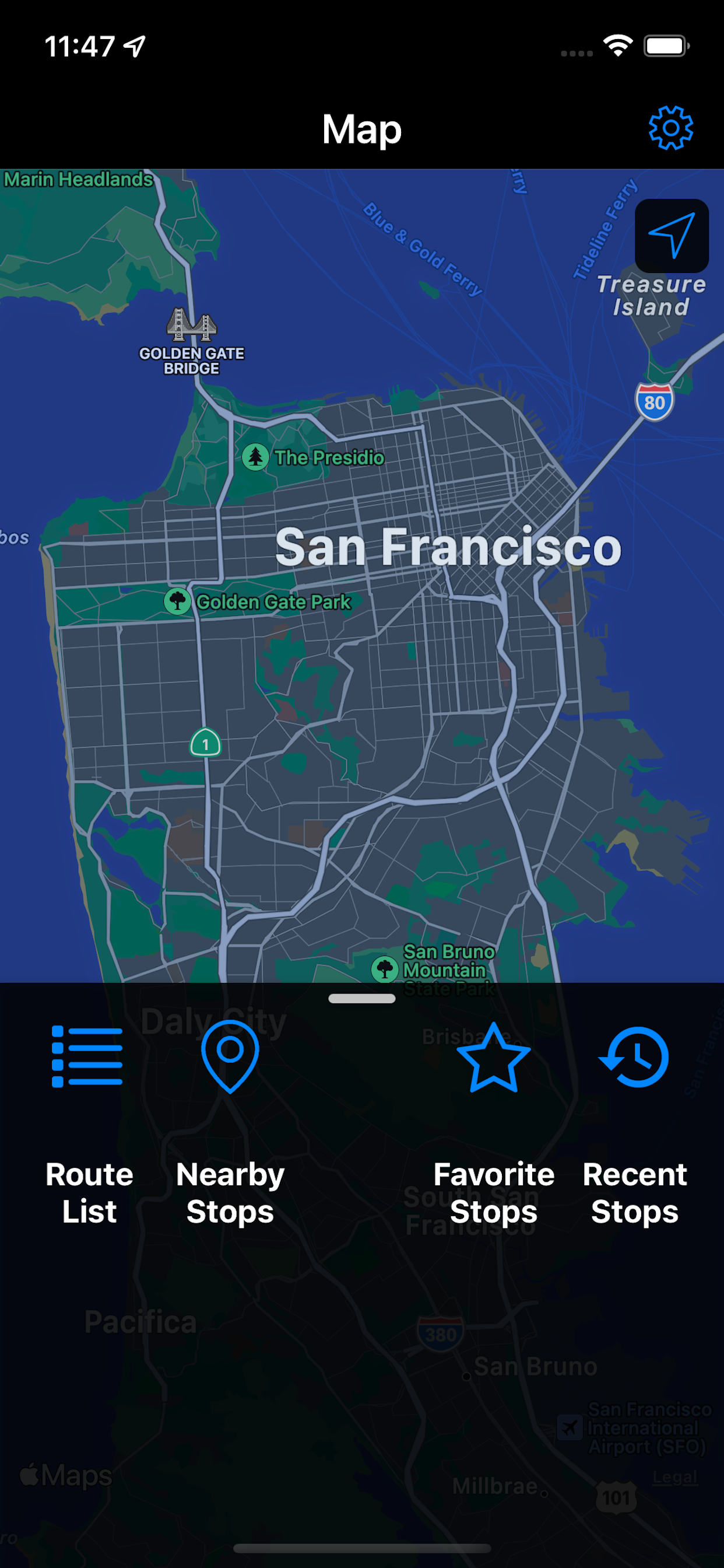 Bussr: SF Bus Tracker